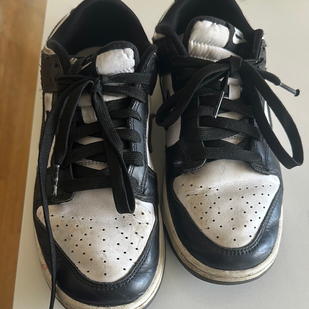 Nike Black and White panda dunks.  Mens